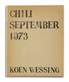 WESSING, KOEN. Chili, September 1973.